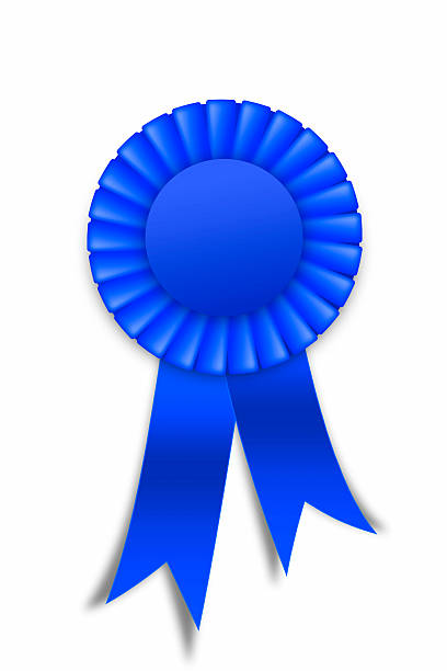 istock Blue award ribbons 513484180