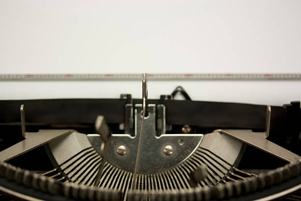 istock Close up of an old typewritter 513484520