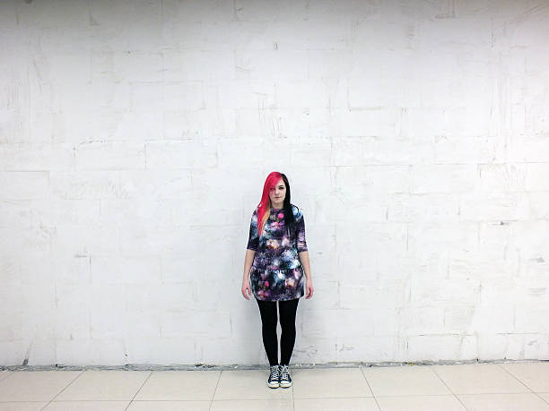 istock Girl with pink hair 513484790