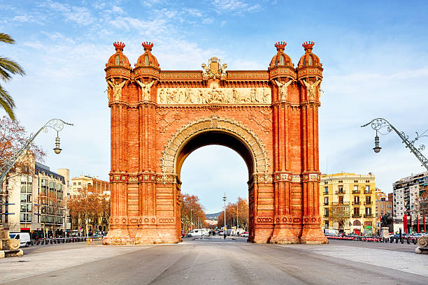 istock Arc de Triomph in Barcelona, Catalonia Spain 513485074