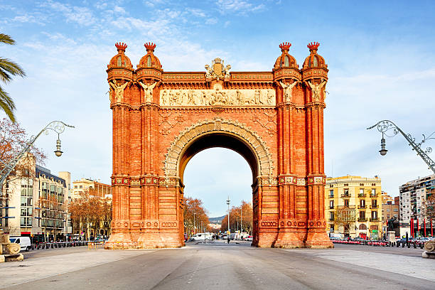 Arc de Triomph in Barcelona, Catalonia Spain Arc de Triomph in Barcelona, Catalonia Spain arc de triomf barcelona photos stock pictures, royalty-free photos & images