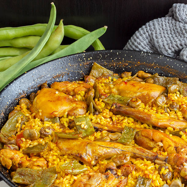 istock Paella Valenciana - Spanish Food 513486400