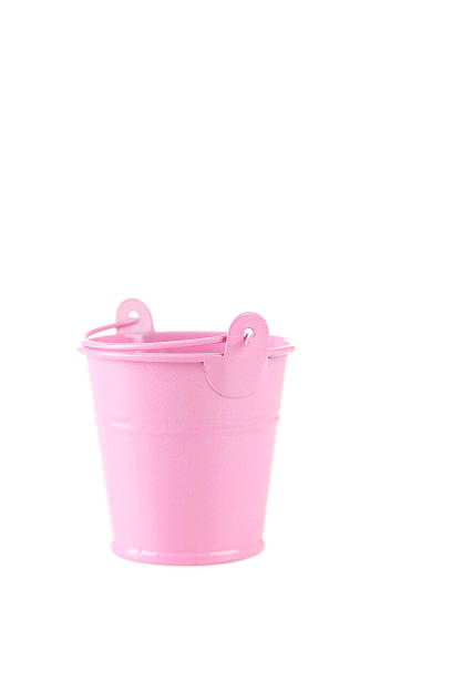 istock Pink bucket isolated on white 513489028