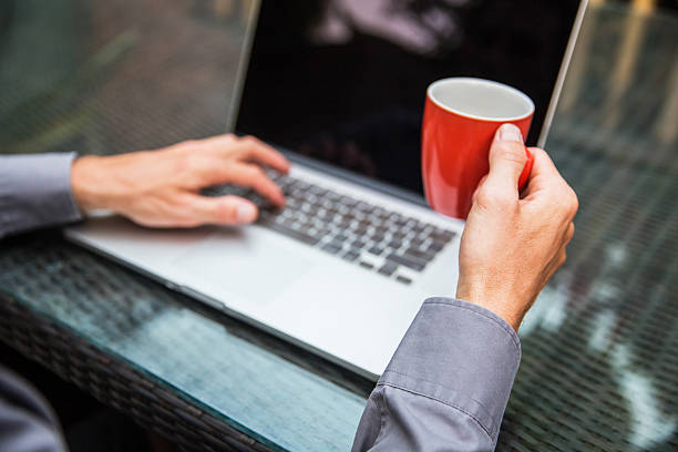 istock Young men drinking coffee in the morning 513493146