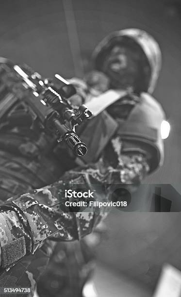 Special Forces Stock Photo - Download Image Now - Adult, Adults Only, Aiming