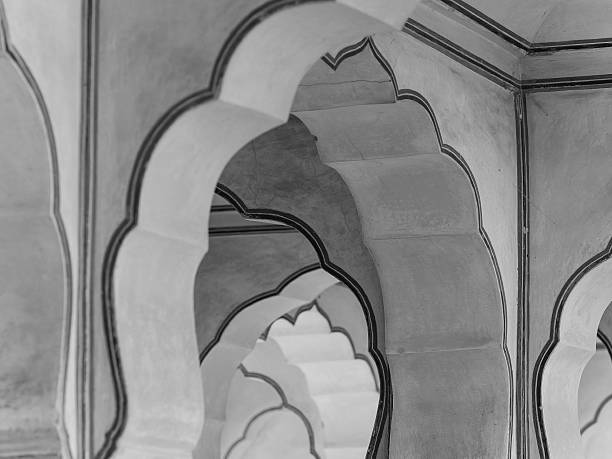 istock Architectural details in the amber fort in Jaipur 513496554