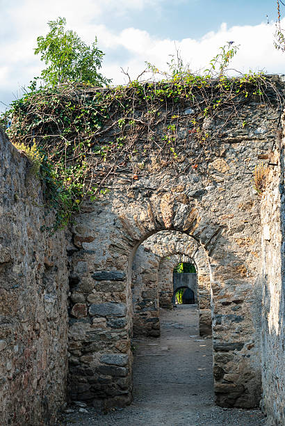 istock Prats-de-Mollo-la-Preste, in the Pyrenees, France: walls 513498564