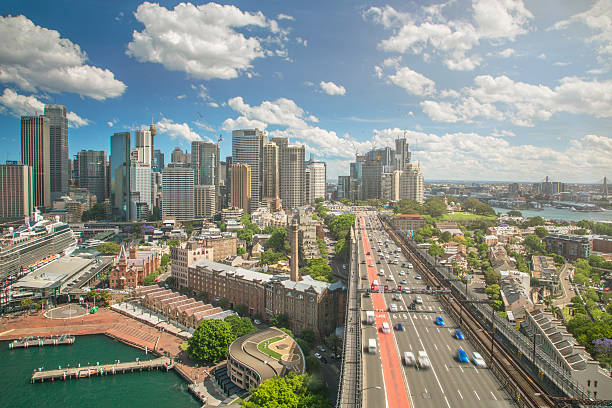istock Sydney skyline and traffic 513501388