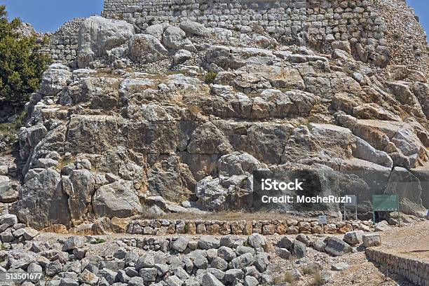 La Antigua Fortaleza En Israel Nimród Foto de stock y más banco de imágenes de Arqueología - Arqueología, Arquitectura, Colina