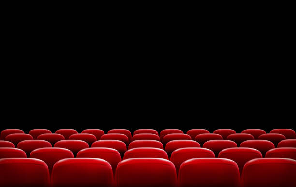 istock Rows of red cinema or theater seats 513502211