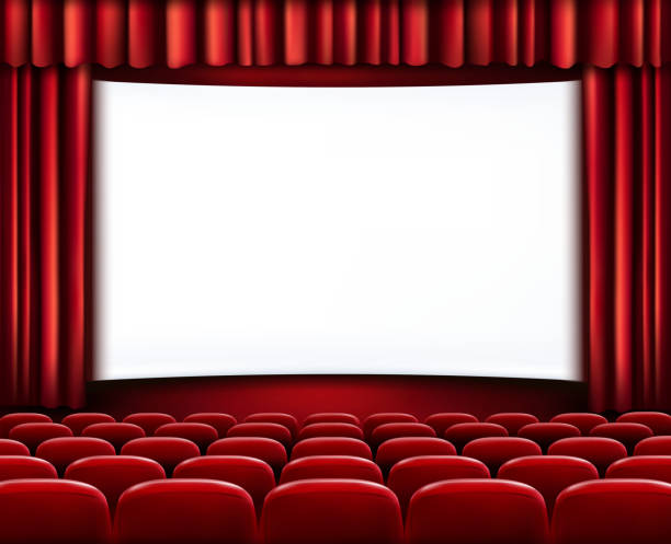 istock Rows of red cinema or theater seats 513502433