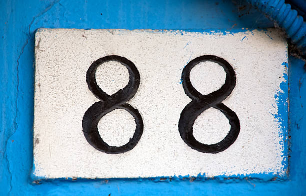 street wall number