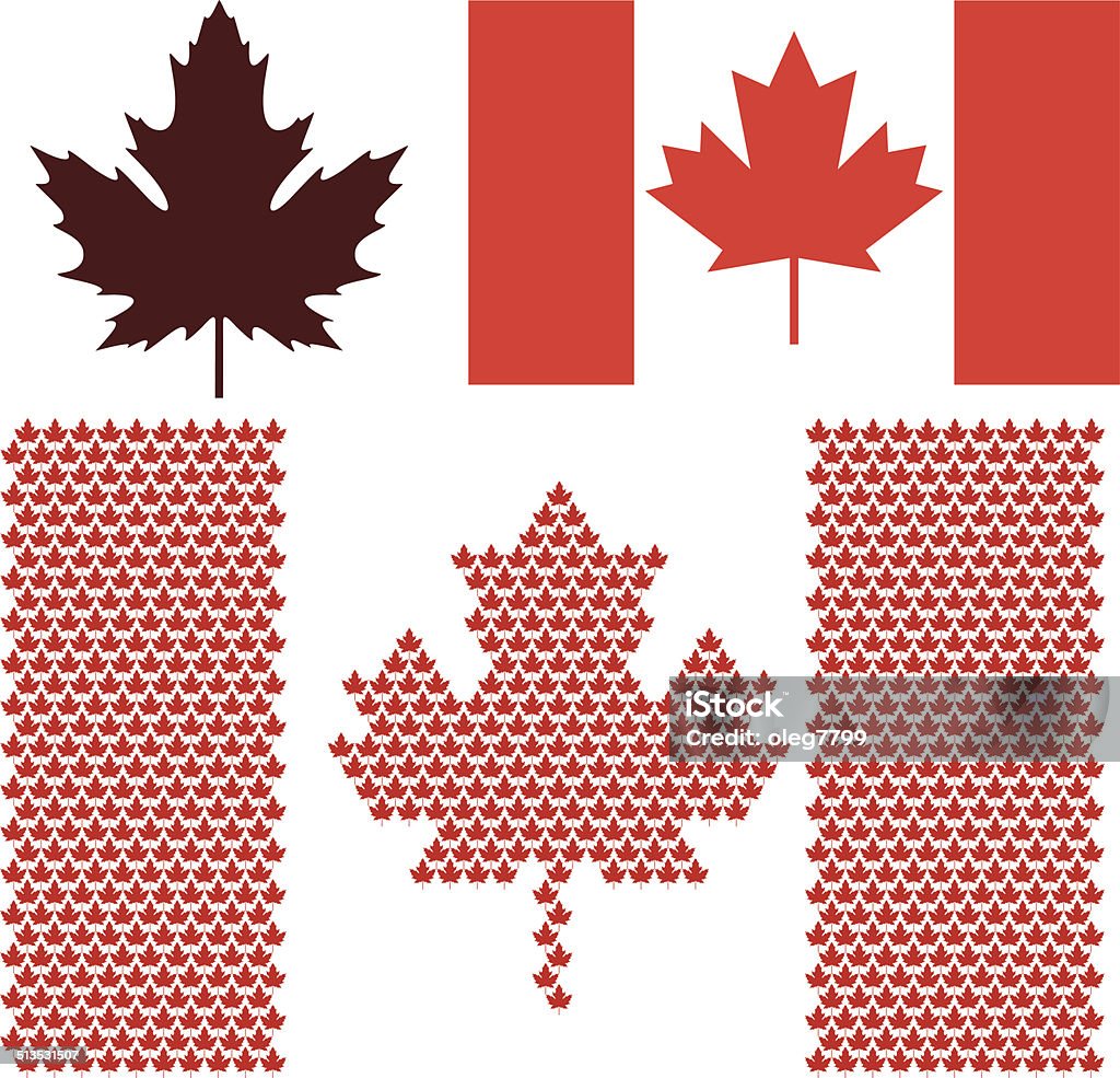 Canada (EPS) + ZIP - alternate file (CDR) Canada stock vector