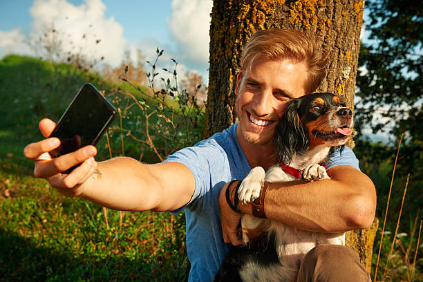 istock Selfie With The Dog.Color Image 513531789