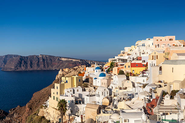 Oia and Caldera stock photo