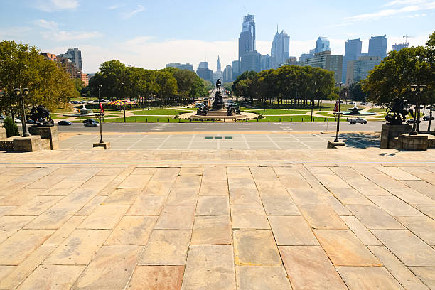 Philadelphia skyline stock photo