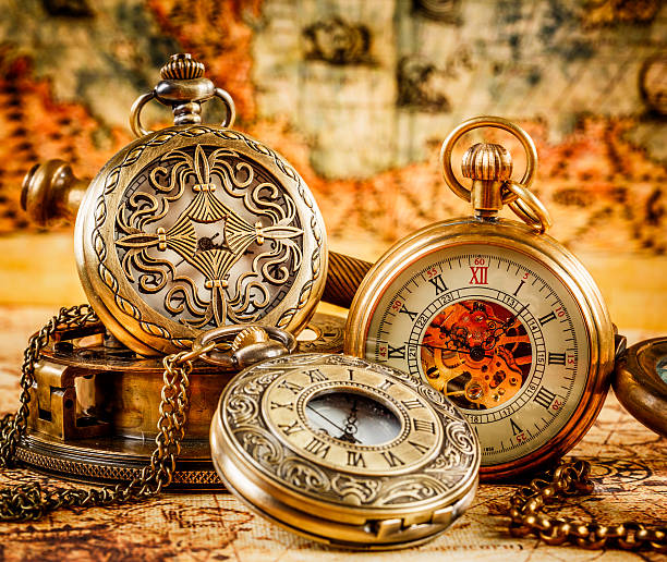 istock Vintage pocket watch 513534535