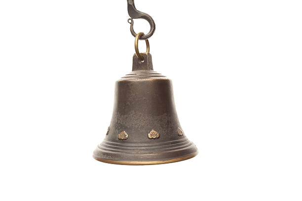 istock Metal bell isolated on white background 513534875