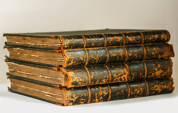 istock Antique books with frayed pages 513540520