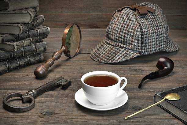 istock Detecrive or Investigation Concept.  Tools On The Wood Table 513541610