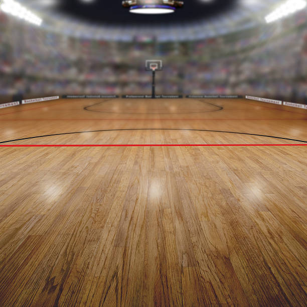 istock Basketball Arena With Copy Space Background 513543290