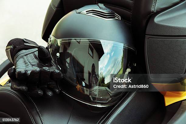 Protective Clothing And Safety In Motorsport Stock Photo - Download Image Now - Motorcycle, Safety, Sports Helmet