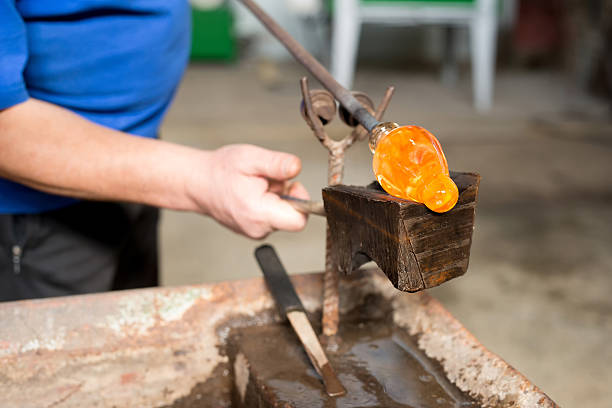 istock Handmade figures of melted glass 513543866