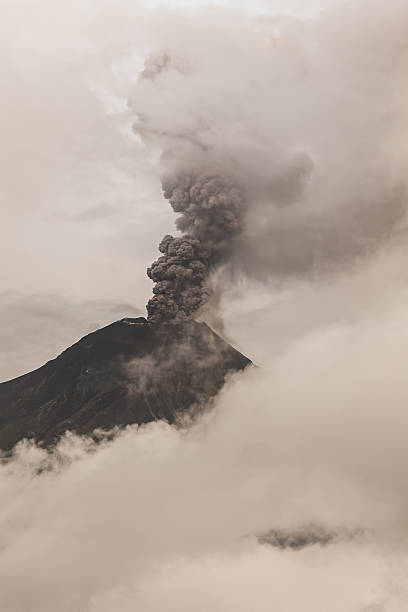 istock Tungurahua Volcano Surrounded In Clouds 513547536