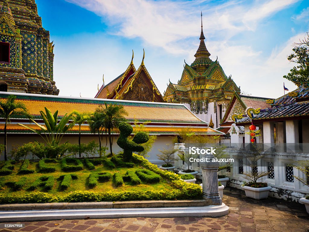 Wat Pho temple complex Bangkok Thailand Asia Stock Photo