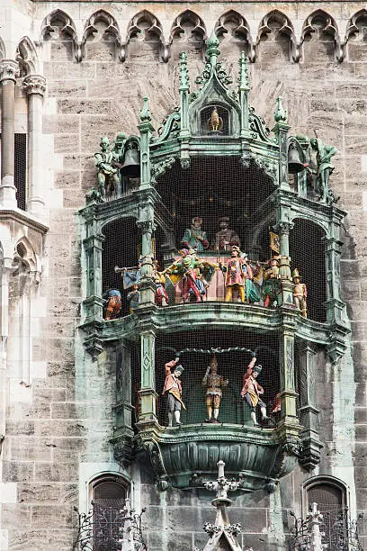 The carillon at the Munich city hall attracts countless visitors every day
