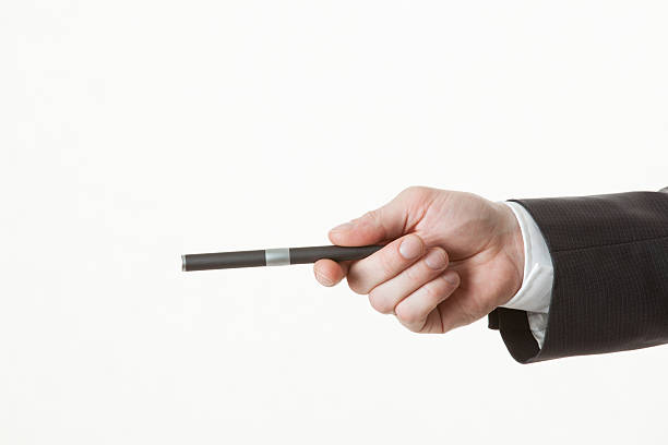 istock Businessman's hand holding a pen 513548898