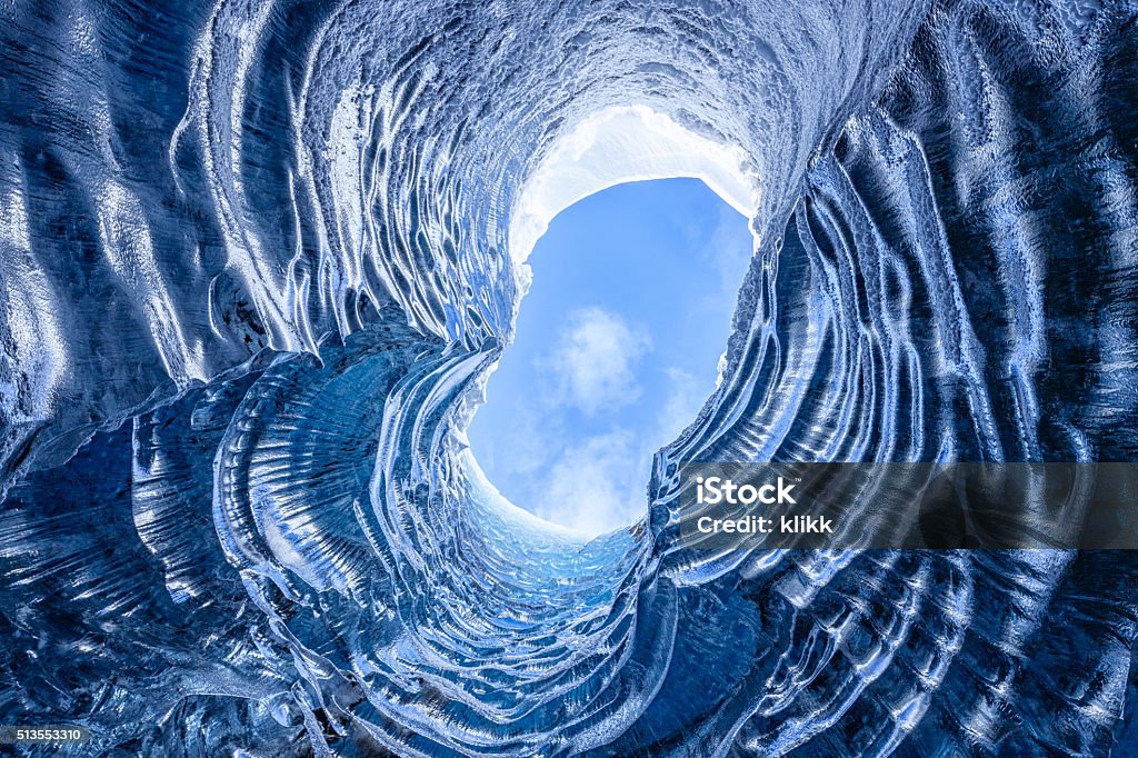 Erstaunliche glacial-Höhle - Lizenzfrei Faszination Stock-Foto