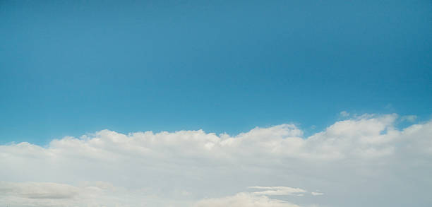 Cloudy blue sky stock photo