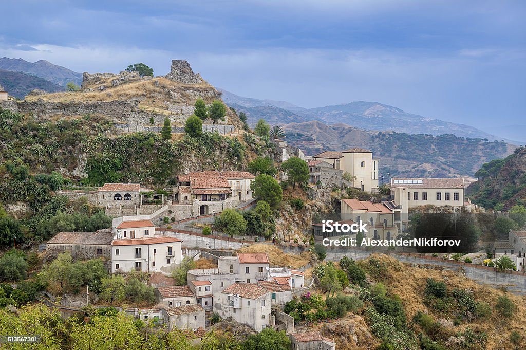 Savoca old town Savoca old town on the mountains landscape. Sicily, Italy Corleone Stock Photo