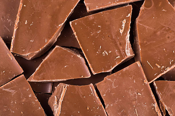 Cubes of chocolate Cubes of chocolate storming stock pictures, royalty-free photos & images