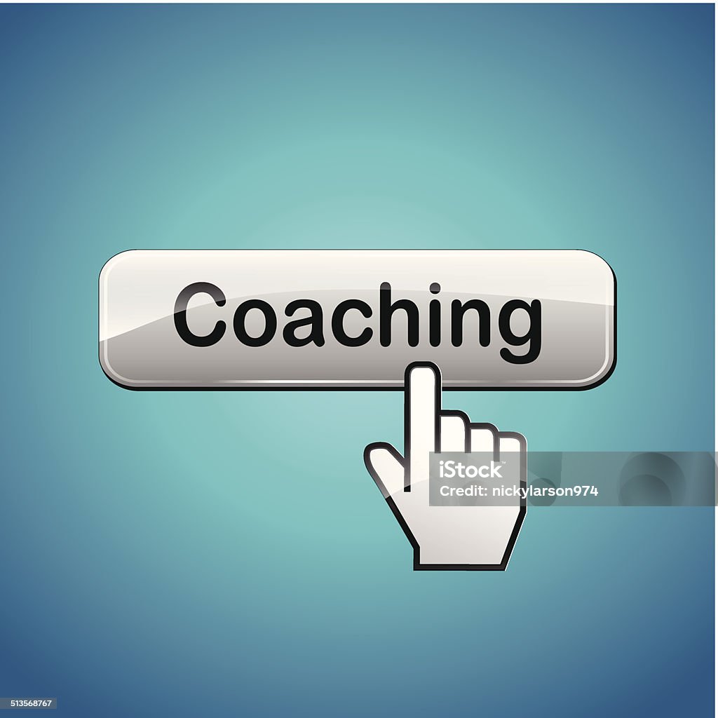 Live Coaching Button Vector Coaching Button Stock Illustration - Download Image Now ...