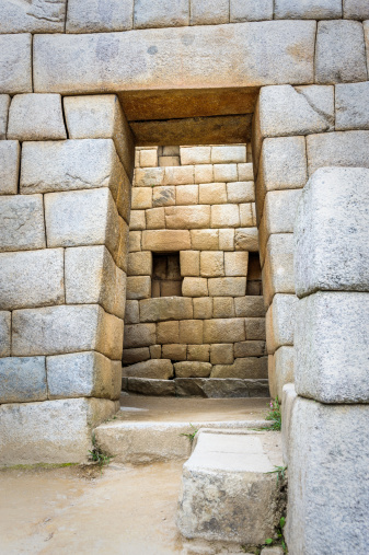 Tapered openings are calssic Inca architecture.