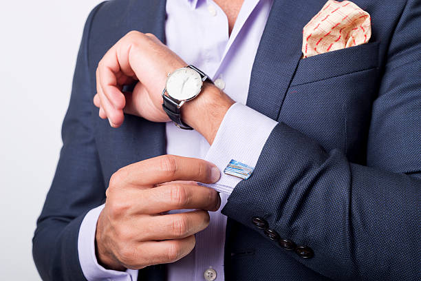манжеты - pocket suit close up shirt стоковые фото и изображения