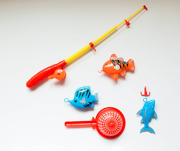 istock Toy background about fishing 513580784