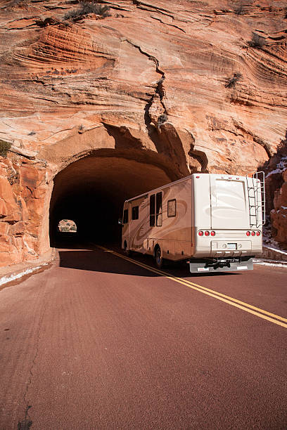 istock Motor Home Adventure Road Trip 513581338