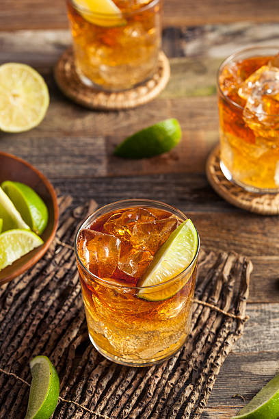 istock Dark and Stormy Rum Cocktail 513583946