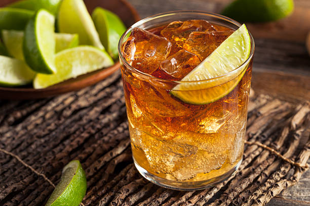 istock Dark and Stormy Rum Cocktail 513584182