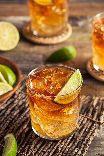 istock Dark and Stormy Rum Cocktail 513584194