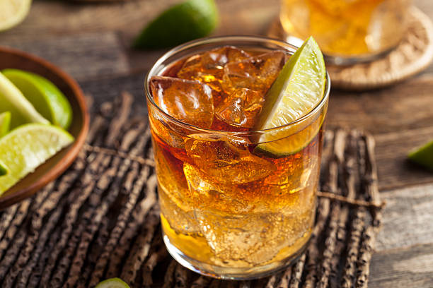 istock Dark and Stormy Rum Cocktail 513584202