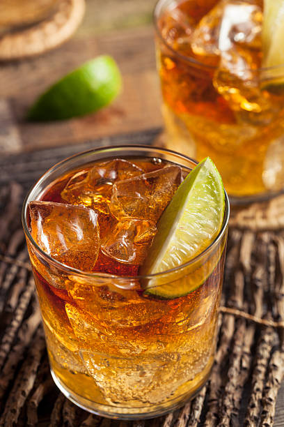 istock Dark and Stormy Rum Cocktail 513584216