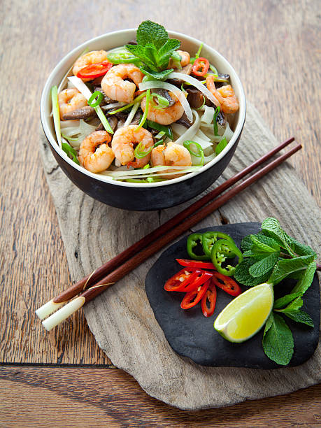 istock Prawn rice noodles asian food 513584910