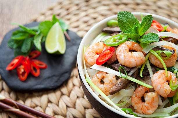 istock Prawn rice noodles asian food 513585728