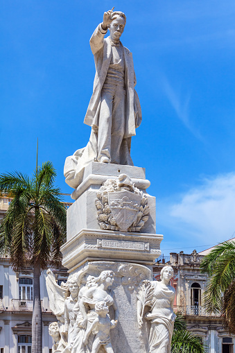 Monument of Jose Marti in the center of city, Havana, Cuba