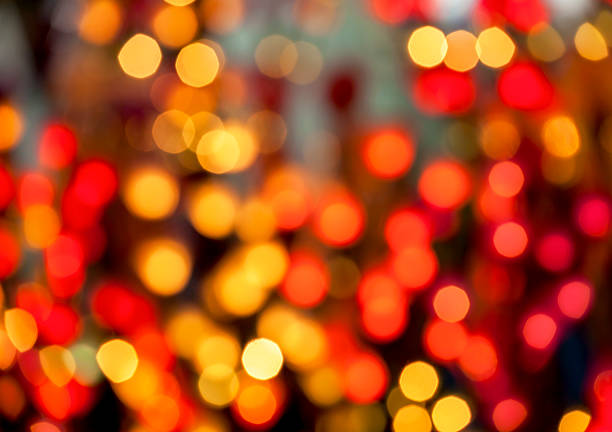 istock Night light bokeh abstract festival background 513587258