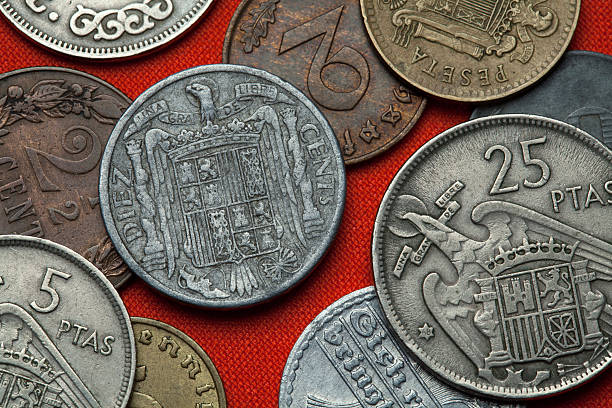 istock Coins of Spain under Franco 513589860